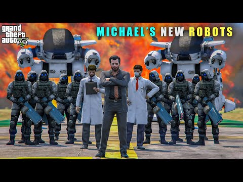 GTA 5 : MICHAEL BUYING MOST POWERFUL ROBOT ARMY || BB GAMING