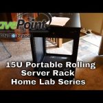 Navepoint 15U Rolling 4 Post Portable Server Rack: Great For Home Labs