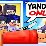 ONE GIRL in an ALL YANDERE Sleepover!