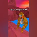 This is my pet duck Adam #gorillatag #vr #gtag #shorts