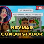 UM DIA SENDO O NEYMAR E CONQUISTANDO AS MENINAS DO ROBLOX