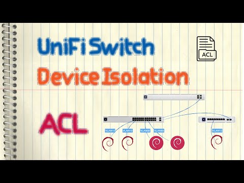 Ubiquiti UniFi Switch – Device Isolation ACL (MAC ACL/L3 Switch/VLAN/pfSense)