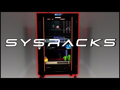 Sysracks – Le meilleur rack à serveur pour votre Homelab? 18U Portable Under Desk Server Rack