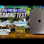 Apple iPad Pro M4 (2024) Gaming Test | Genshin Impact, Honkai: Star Rail, PUBG & COD: Warzone