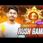 🔴CONQUEROR TOP 100 RANK PUSH w DYNAMO #bgmi #shorts
