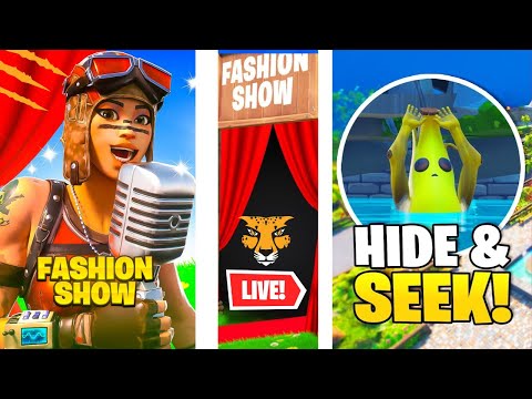 🔴FORTNITE CUSTOMS FASHION SHOWS AND MORE…..