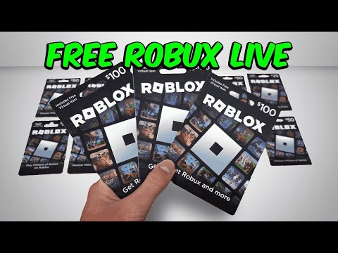🔴 Giving 100,000 Robux to Every Viewer LIVE! (Roblox Robux Live) (FREE ROBUX)