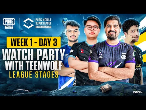 [ WATCH PARTY ] PMSL CSA LEAGUE STAGES W1D3 | TEENWOLF GAMING