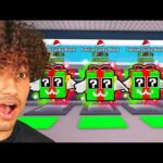 Opening 100 FESTIVE LUCKY BLOCKS In Steal A Brainrot..
