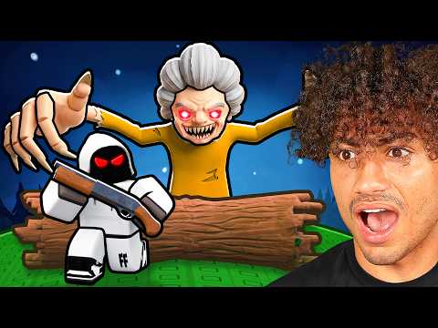Surviving 50 NIGHTS At GRANDMA’S In Roblox..