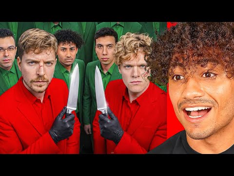 REACTING TO ME IN A MR BEAST VIDEO!