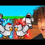 ROBLOX GROW A CHICKEN FIGHTER..