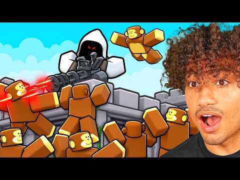 ROBLOX SURVIVE A MILLION MONKEYS..